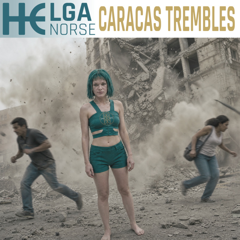 Helga Norse Caracas Trembles Album Cover
